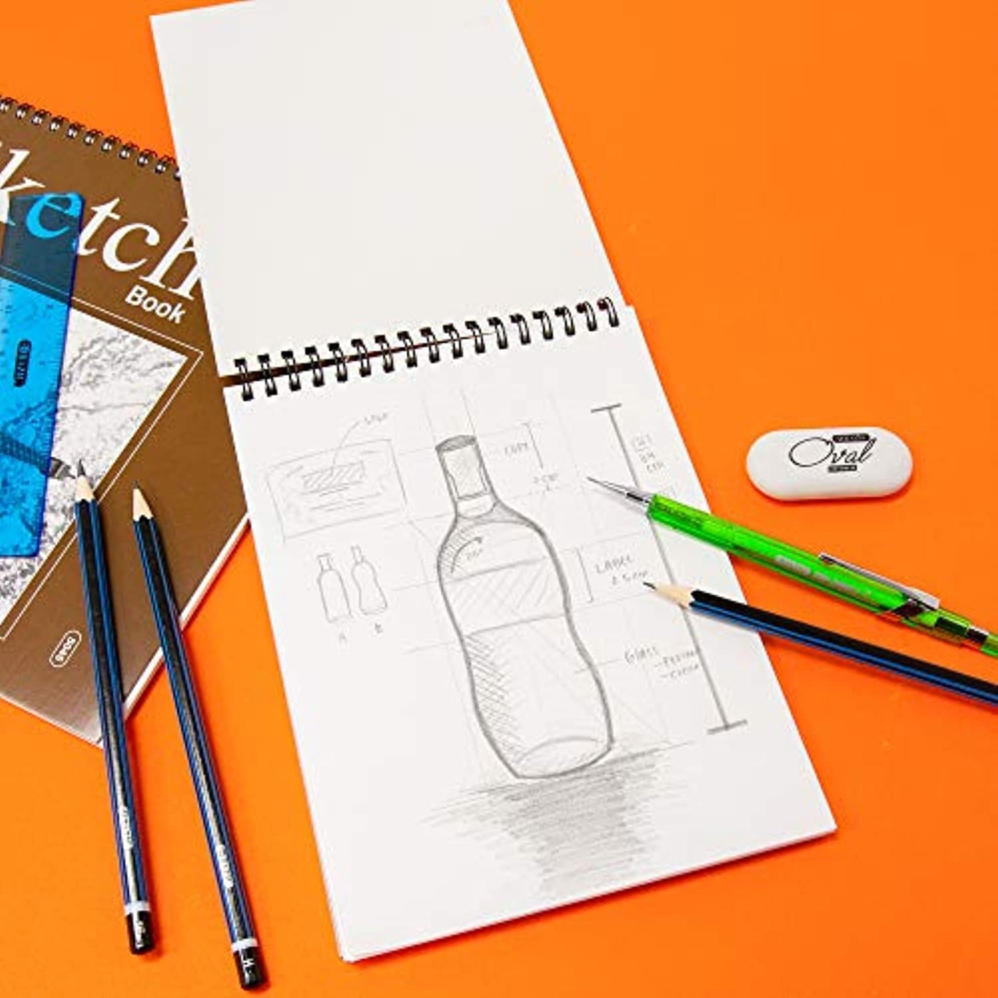 Sketch Pad Premium 50-Ct. | TOP Bound Spiral | 6 X 8 inches.