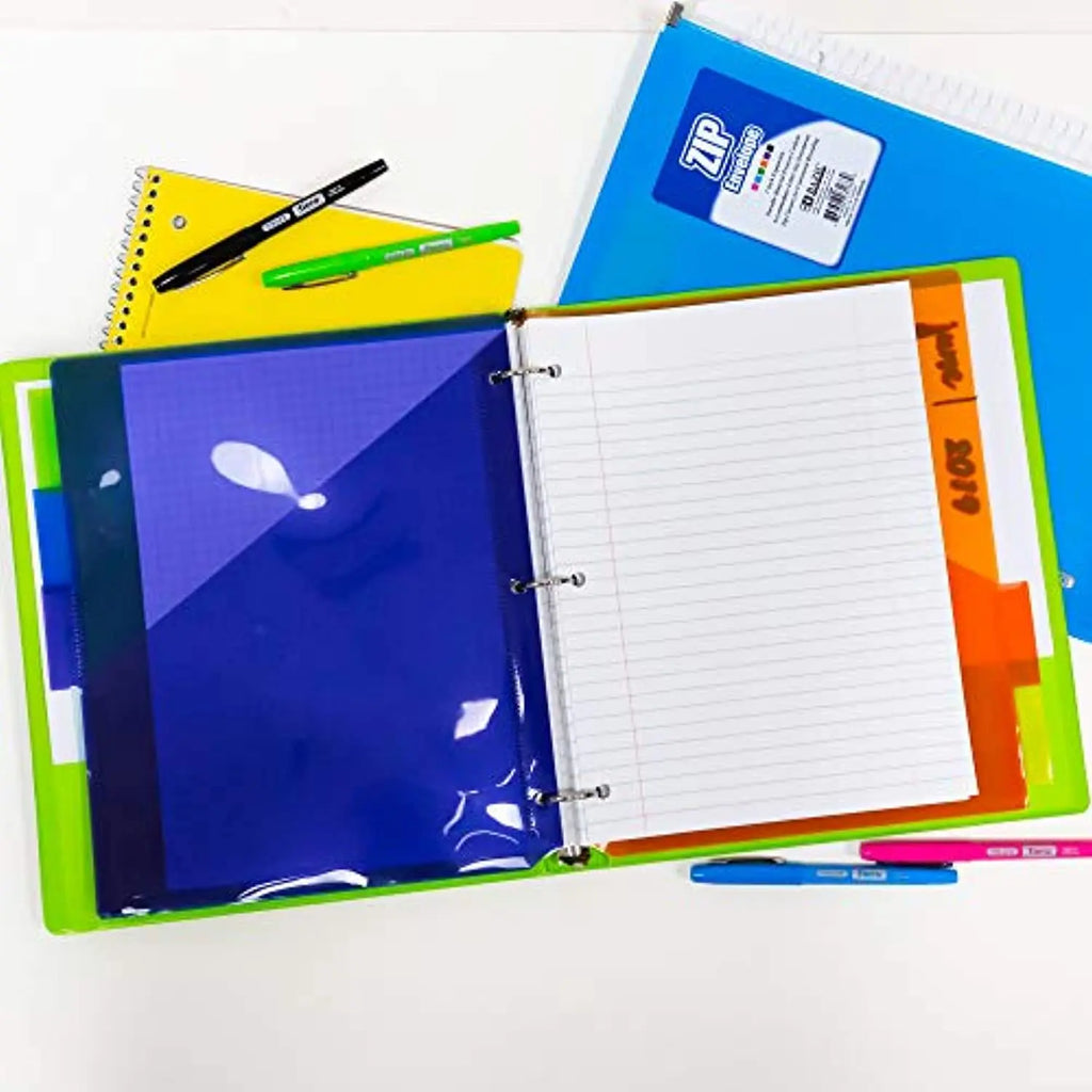 Binder Paper Wide-Ruled 100-Count for 3-Ring Binder 10.5 in x 8 in G8Central