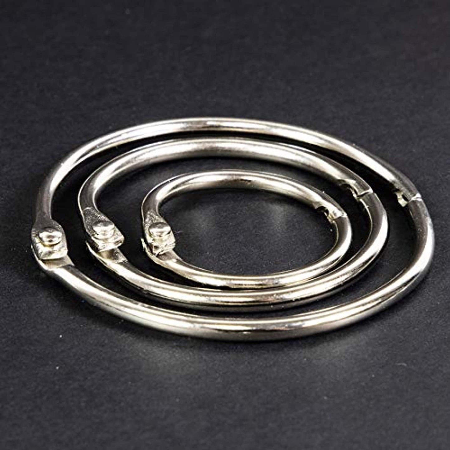 Metal Book Rings (12/Pack) | 1-inch.