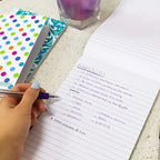 BAZIC 100 Sheets 6" X 9" Ruled Writing Tablet, Lined Ruled Memo Writing Papers Pad Notebook, Note Paper for Taking Notes, Easy Tear for Office School Home, 1-Pack.