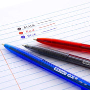 GX-8 Black Oil Gel Ink Pen, Ballpoint Pens, Medium Point 1.0mm (6/Pack)