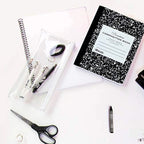 BAZIC College Ruled 100 Sheets Premium Black Marble Composition Book, Journal Notebooks Comp Books, Office School, 1-Pack.
