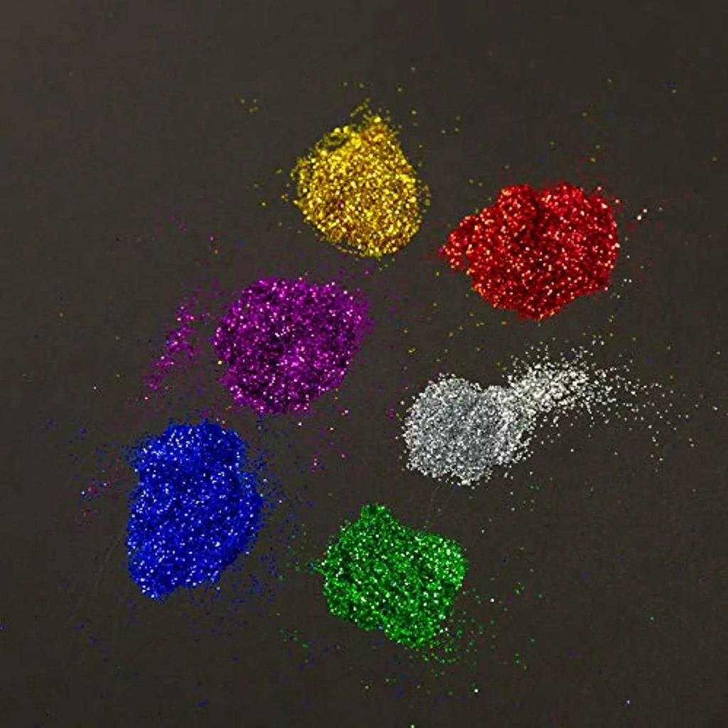 5-Primary Color Glitter Shaker | 0.10 oz (3gr)5-Primary Color Glitter Shaker | 0.10 oz (3gr)