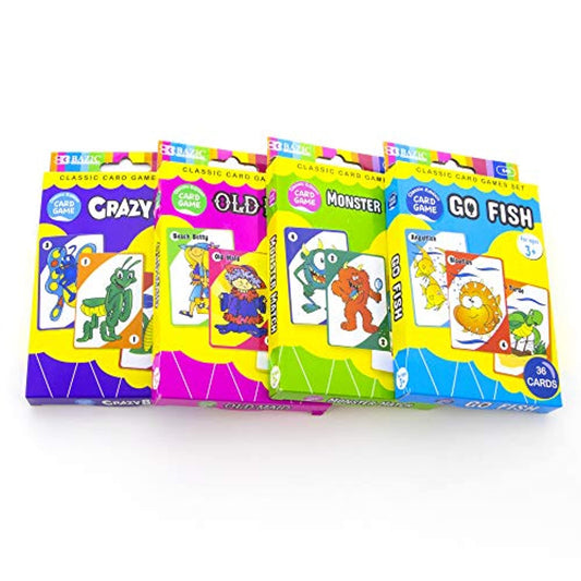 Assorted Card Games, Board Game Set (36/Pack)