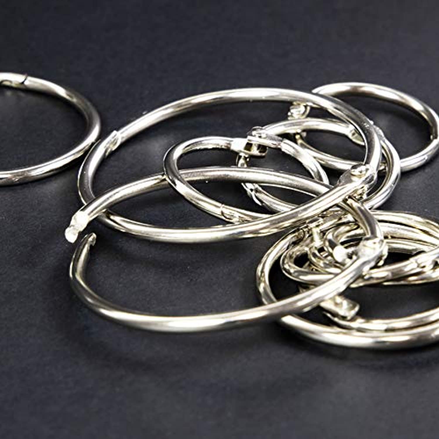 Metal Book Rings (12/Pack) | 1-inch.