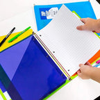 FILLER Paper College-Ruled & Loose Leaf for 3-Ring Binder | 10.5 in x 8 in G8Central