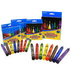 Premium Jumbo Crayons, Coloring Set, 8 Color Washable, School Art Creative Gift for Kids Age 3+