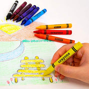 Premium Jumbo Crayons Coloring Set, School Art Gift for Kids Age 3+, 12 Colors
