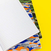 BAZIC College Ruled 100 Sheets Camouflage Composition Book, Comp Books Writing Journal Notebook w/Lined Paper, for School Office Student Schedule, 6-Pack.