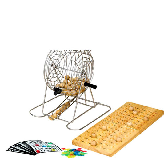 9" Metal Bingo Set