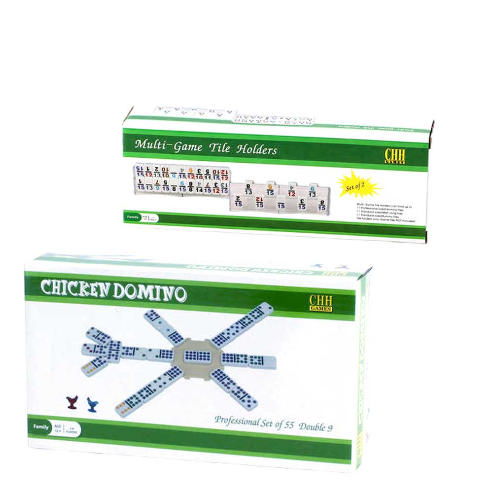 Chicken Domino & Multi-Game Tile Holders