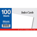 INDEX CARD 100-Cards UNRULED 3 in x 5 in | White G8Central