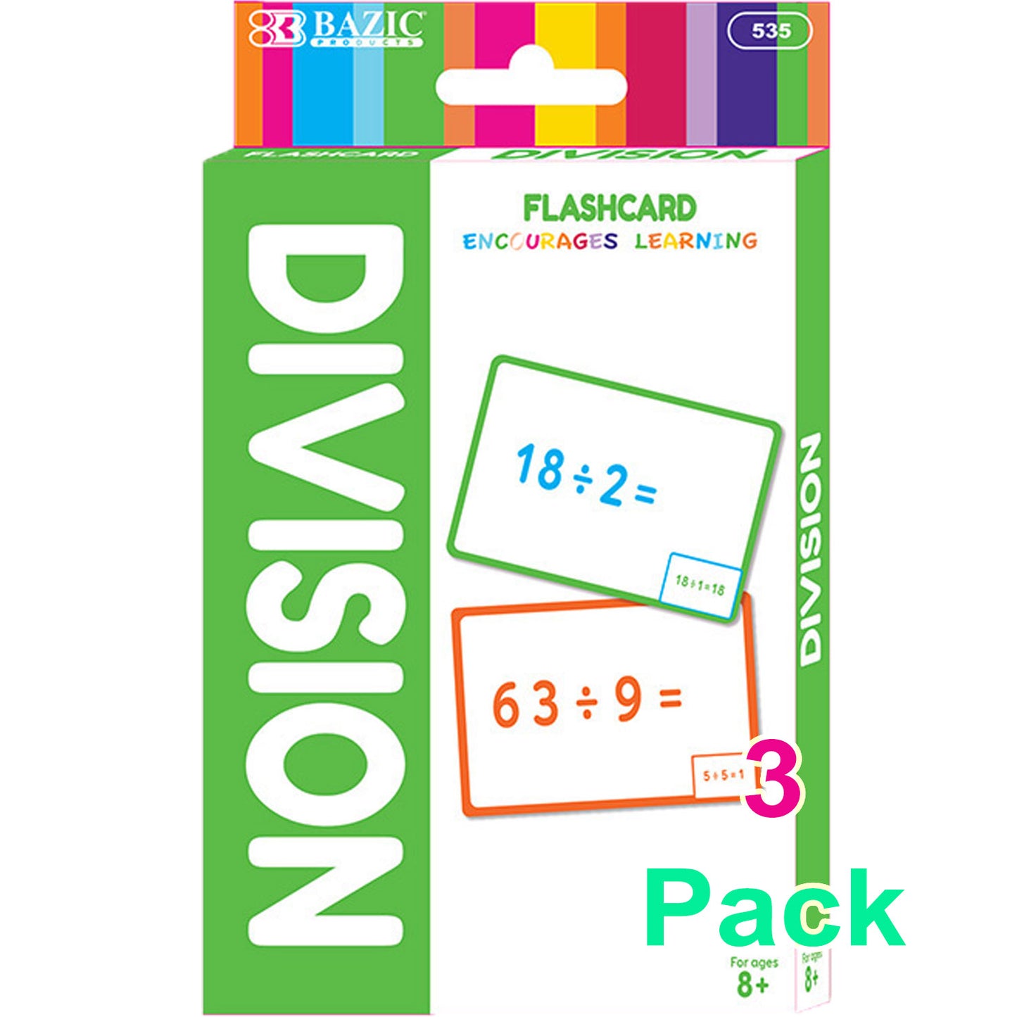 Division Flash Cards For Kids (36/Pack)