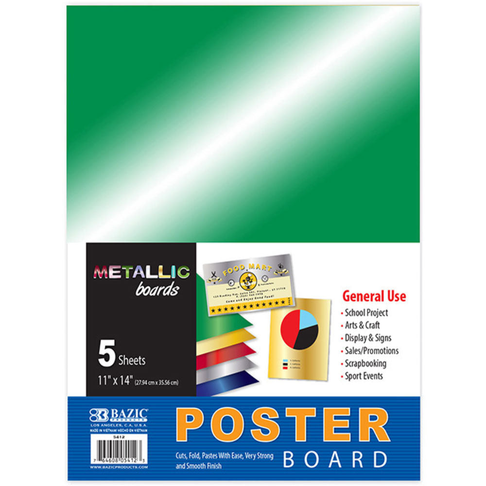 Poster Board for Presentation or Art 11" X 14" | Metallic - g8central.com