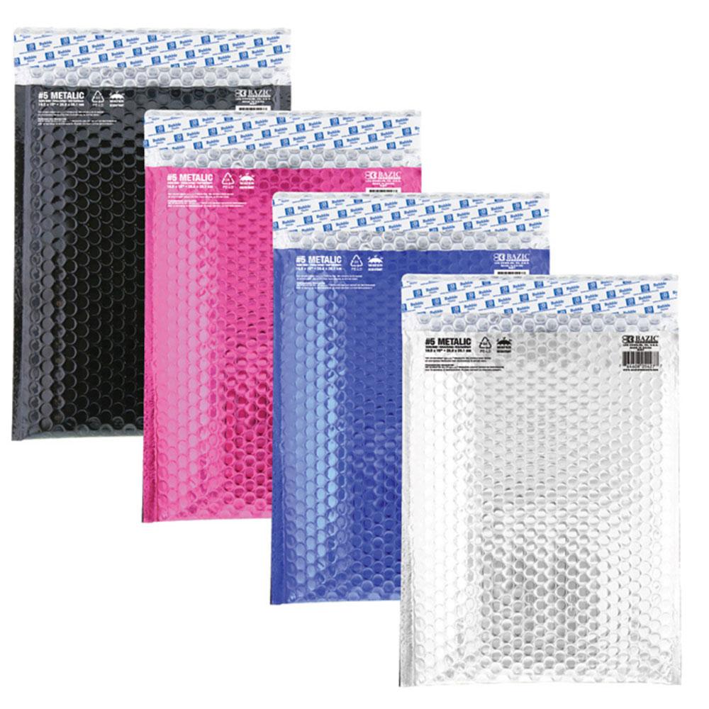 Metallic Glamour Bubble Mailers Padded | Assorted Color