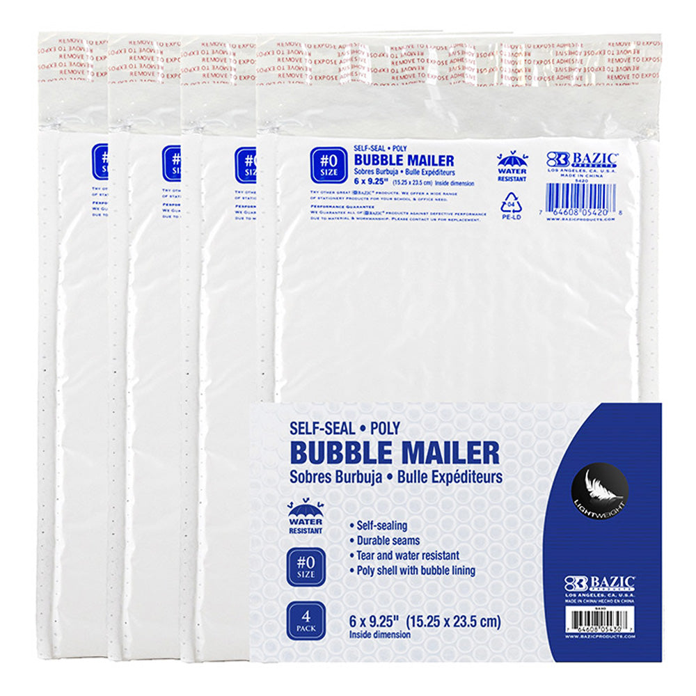 Bubble Mailer Poly Mailer Padded Envelopes | #0, #2, and #5