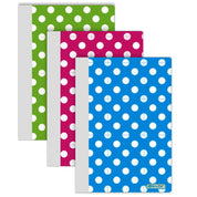 Personal Composition Book 80 Ct. 5" x 7" College Ruled | Polka Dot Poly Cover