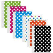 Personal Composition Book 80 Ct. 5" x 7" College Ruled | Polka Dot Poly Cover