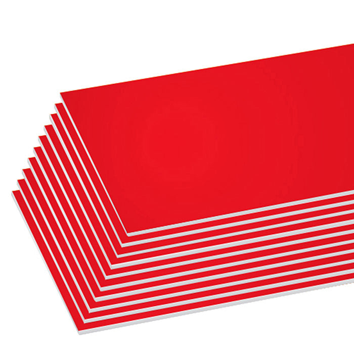 Red Foam Board 20" x 30" | 25 Ct