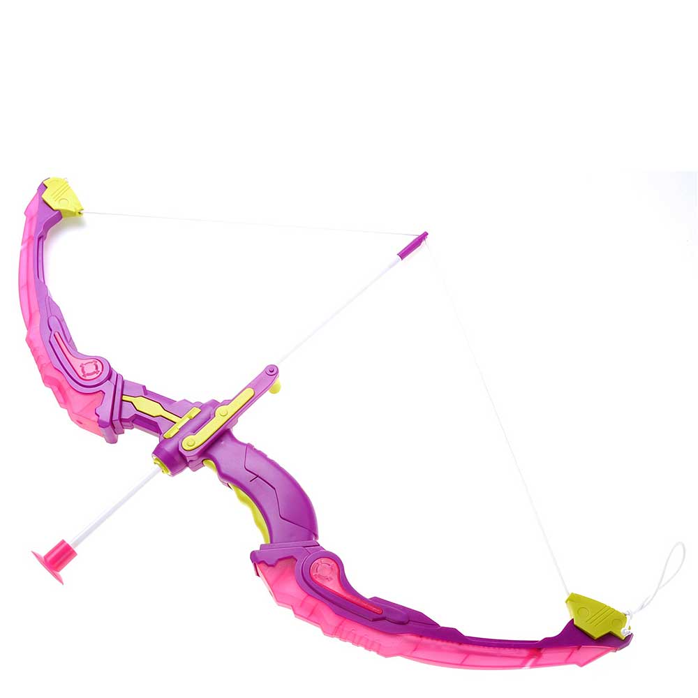 Bow And Arrow Playset With Quiver And Target | Pink