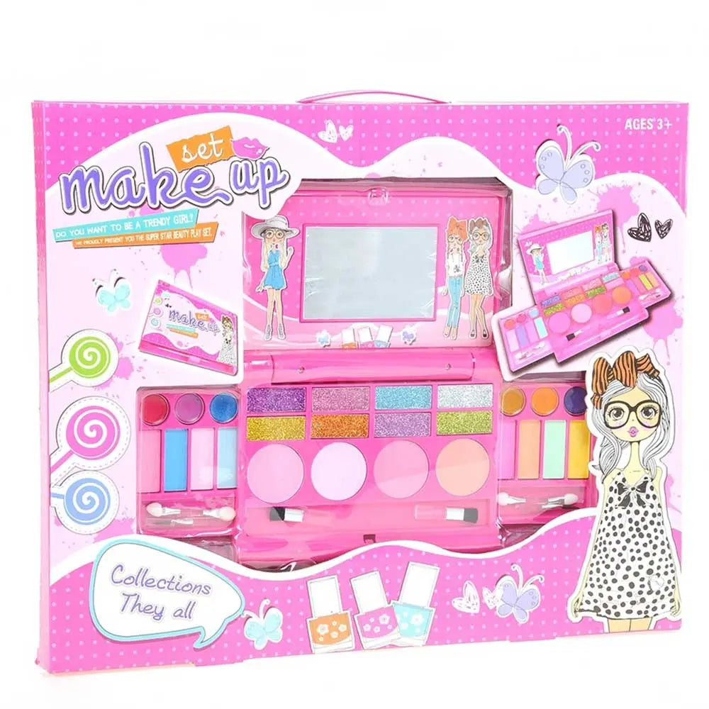 Princess Girl's Deluxe Makeup Palette With Mirror -All In One G8Central