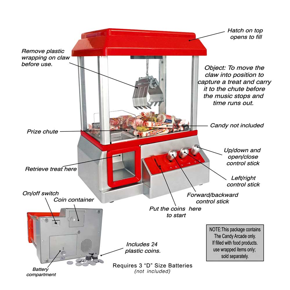 Carnival Crane Claw Game - With Animation And Sounds