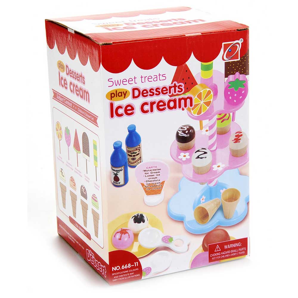 Sweet Treats Ice Cream And Desserts Tower Play Set