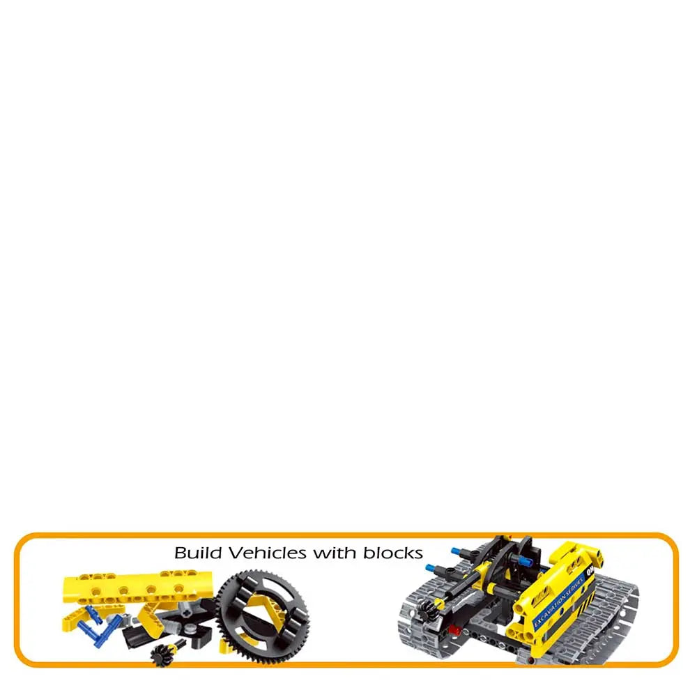 Building Blocks Bricks Construction Truck Kit STEM Toy (Excavator) | 342 Pcs G8Central