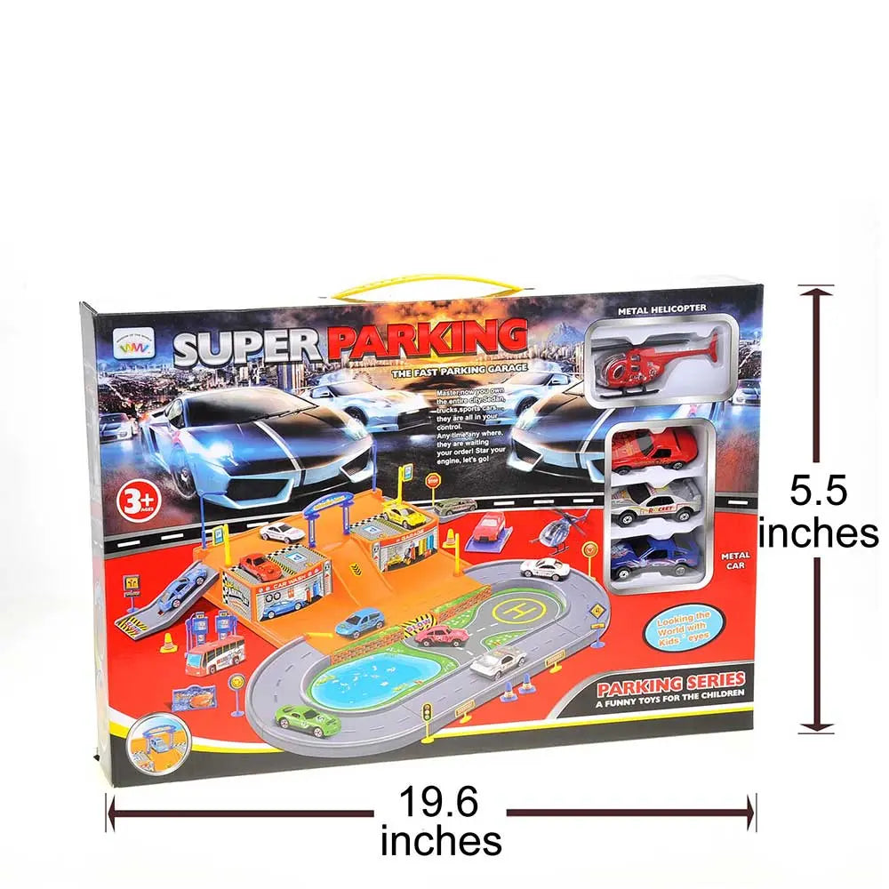 Toy Race Car & Track Sets Parking Garage Diecast Racing Playset G8Central