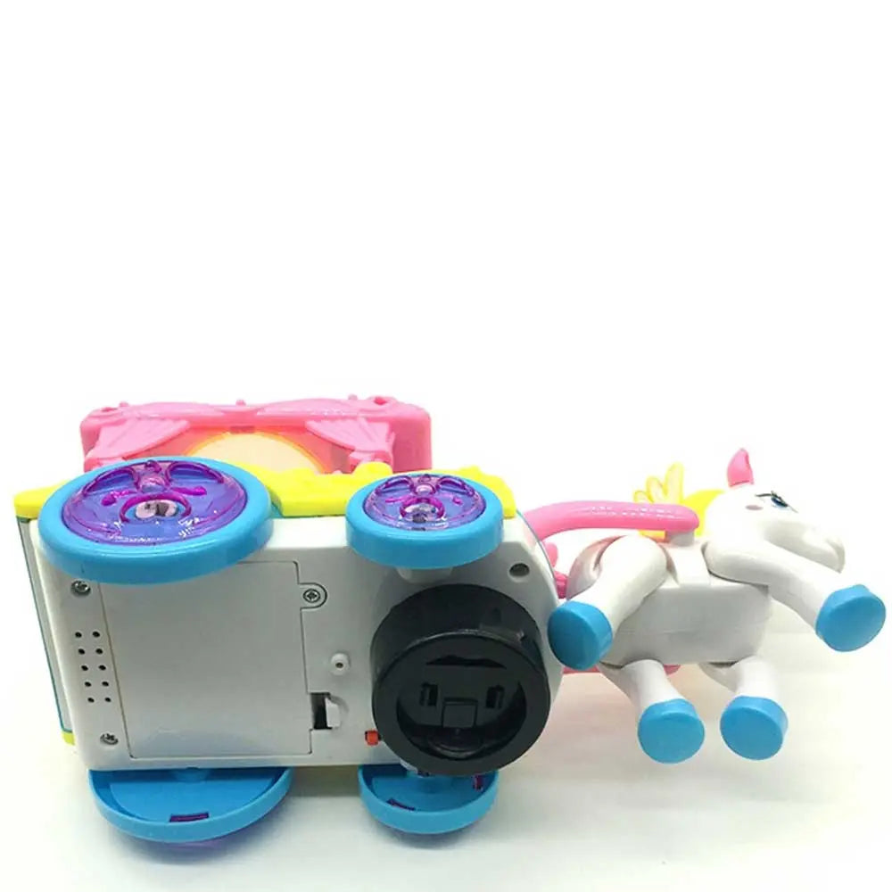 Walking Horse And Carriage With Lights And Sound G8Central