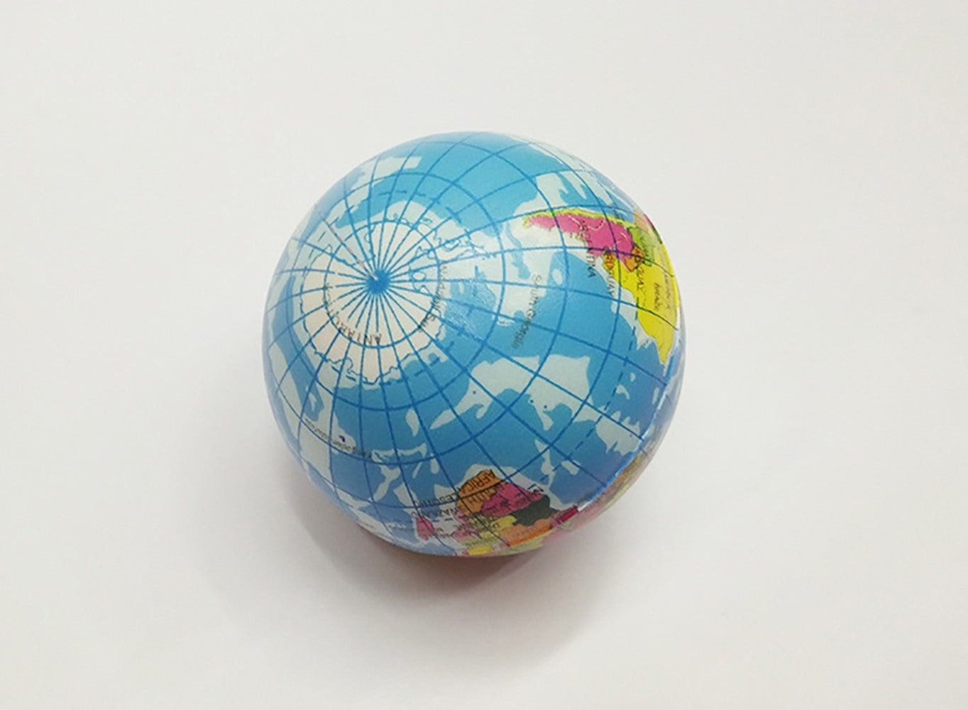 Mini Planet Earth Soft Foam Stress Balls | 24 Balls Per Box