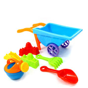 Beach Toy Playset With Wheelbarrow (Colors May Vary)