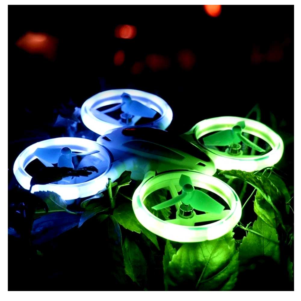 Mini LED Quadcopter For Beginners | Blue