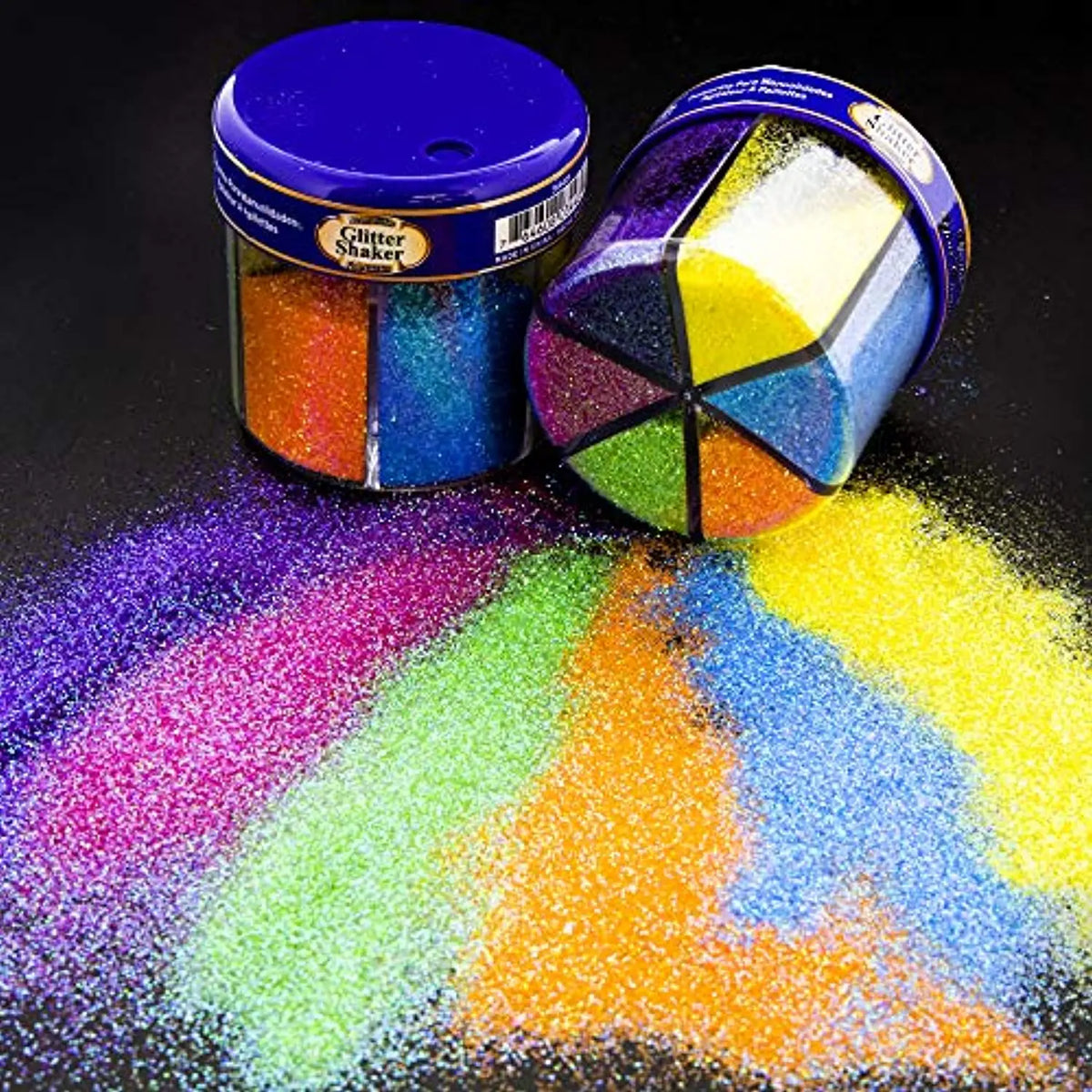 6 Neon Color Glitter Shaker, w/Display Box | 2.12Oz/60g