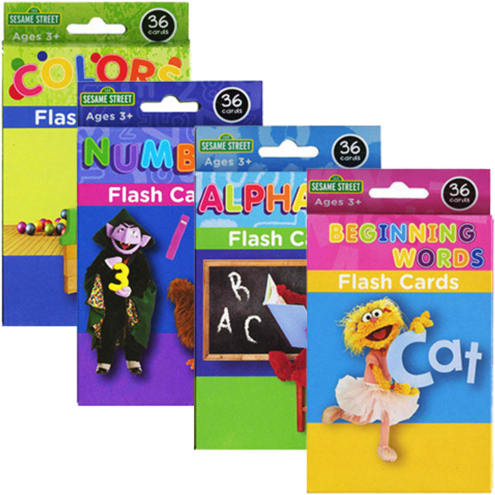 Sesame Street Flash Card.