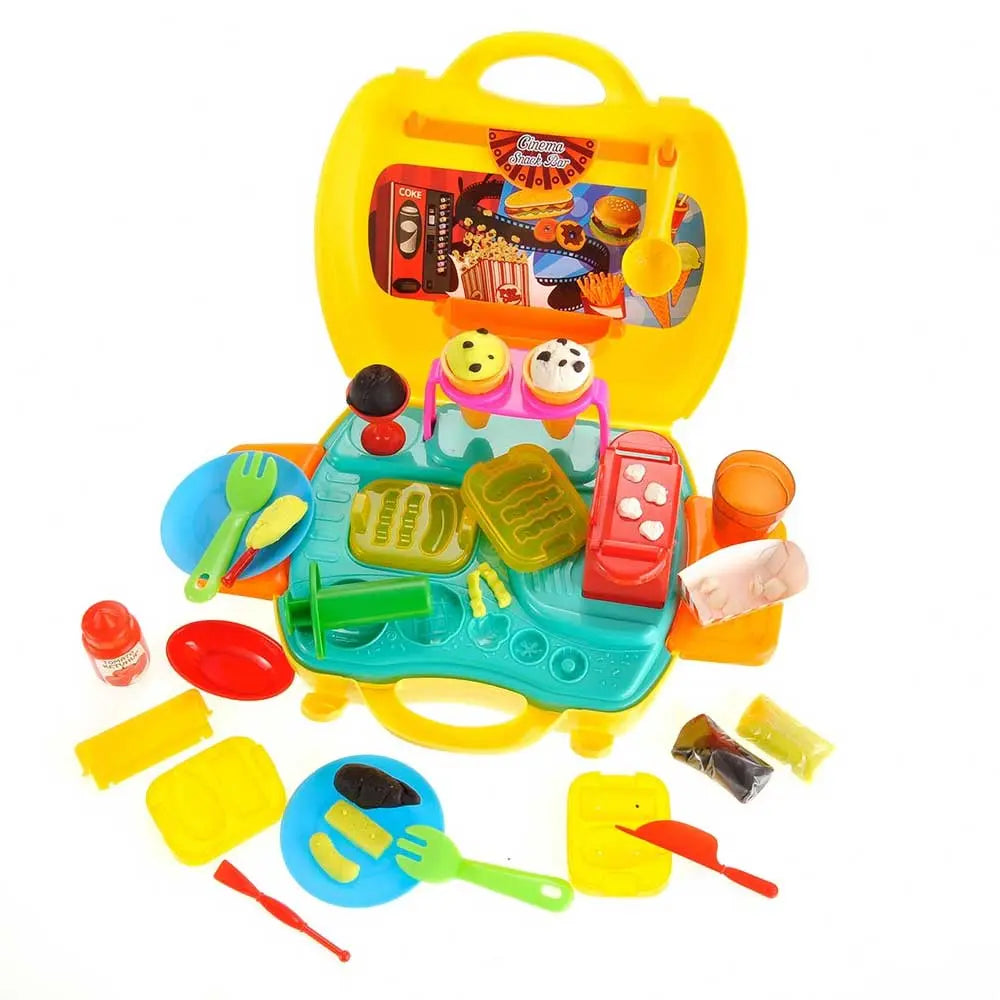 Portable Snack Bar Case Play Set 35pcs G8Central