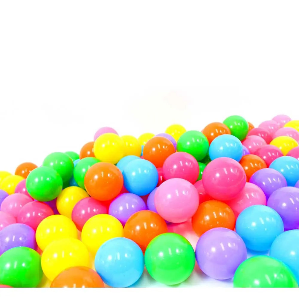 Non-Toxic "Phthalate Free" Crush Proof Play Balls 7 Color: Pink, Green, Purple, Red, Blue, Yellow, Orange, 100pc/pk G8Central