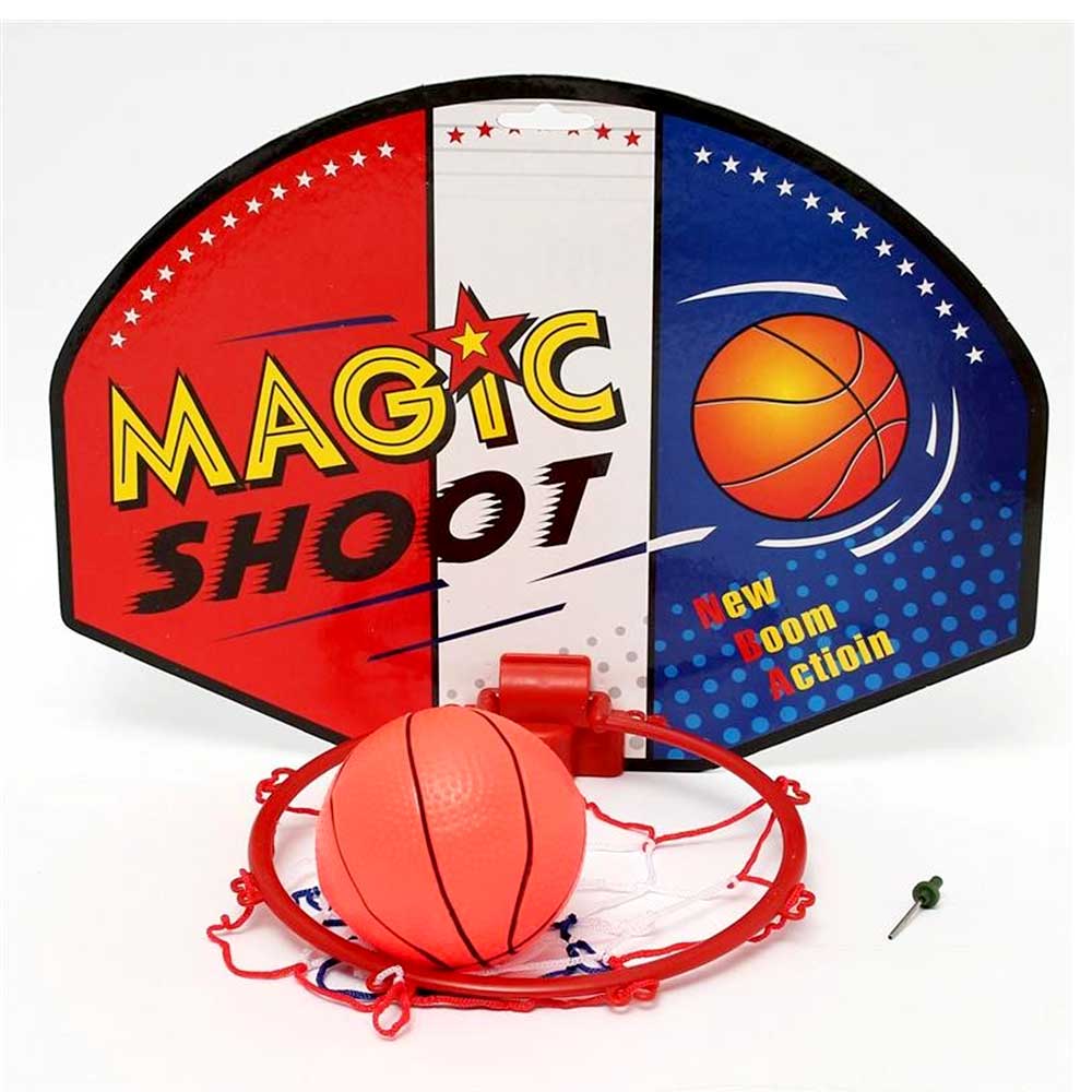 Magic Shot Mini Basketball Hoop Set With Ball And Pump