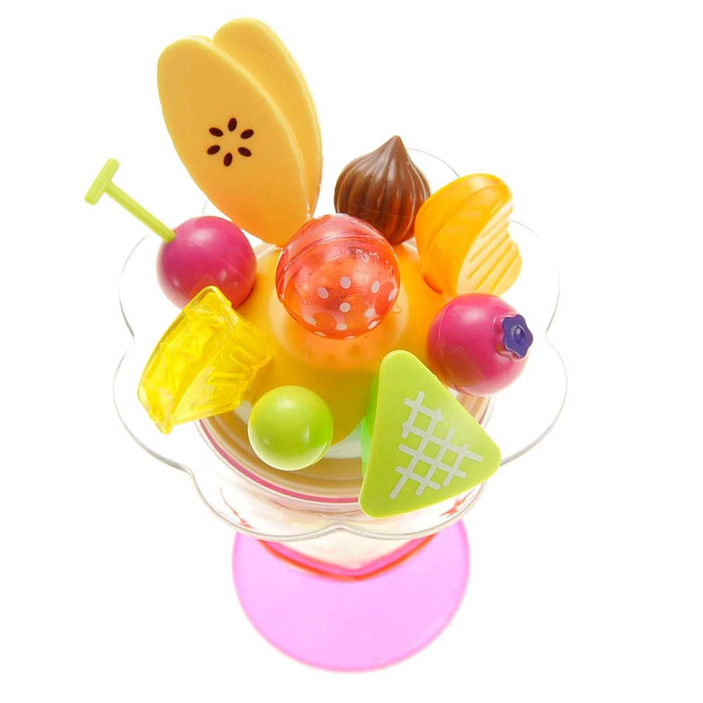 Play Food Set With Cupcake, Cakes, Ice Cream & Sundae