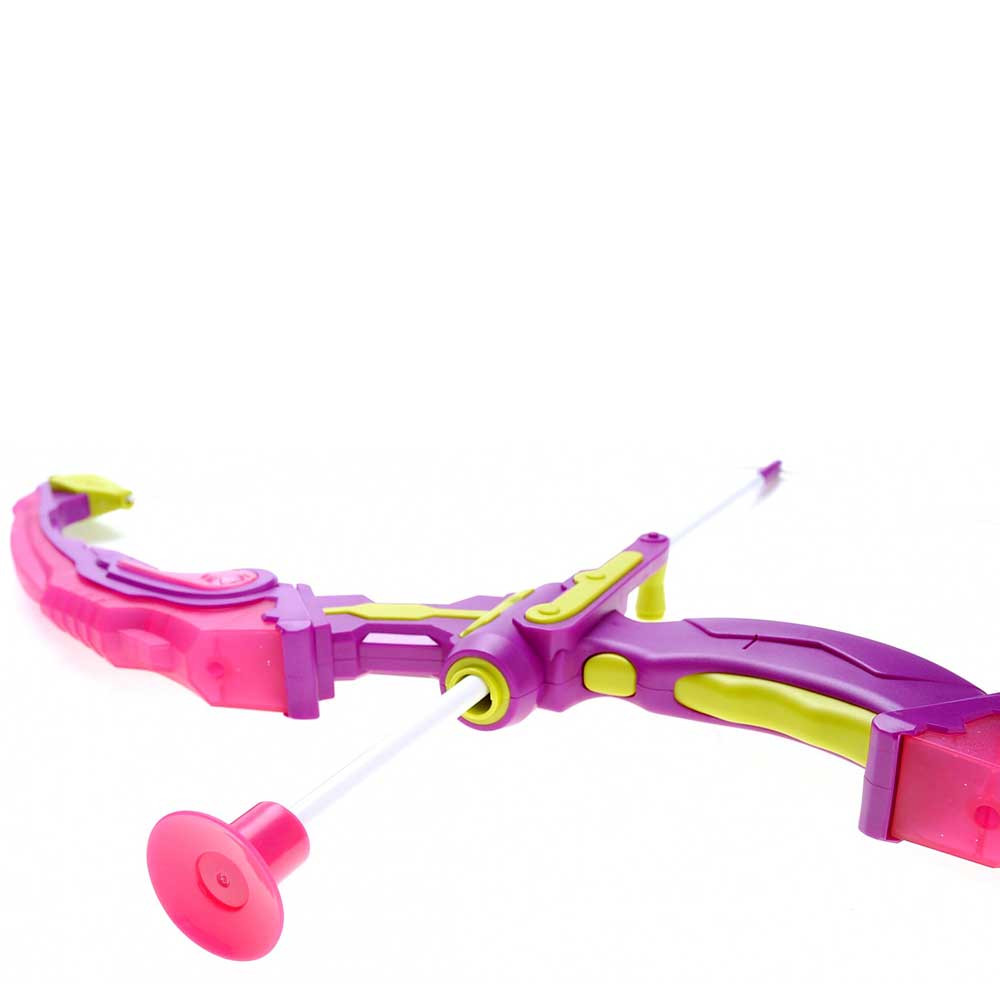 Bow And Arrow Playset With Quiver And Target | Pink