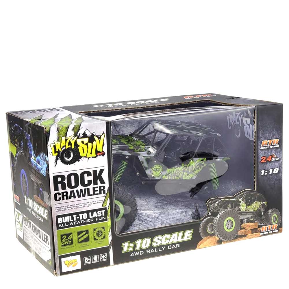 1:10 RC 2.4G 4WD Rally Rock Crawler Car | Green G8Central