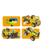 Building Blocks Bricks Construction Kit STEM Toy (Bulldozer) | 261 pcs G8Central