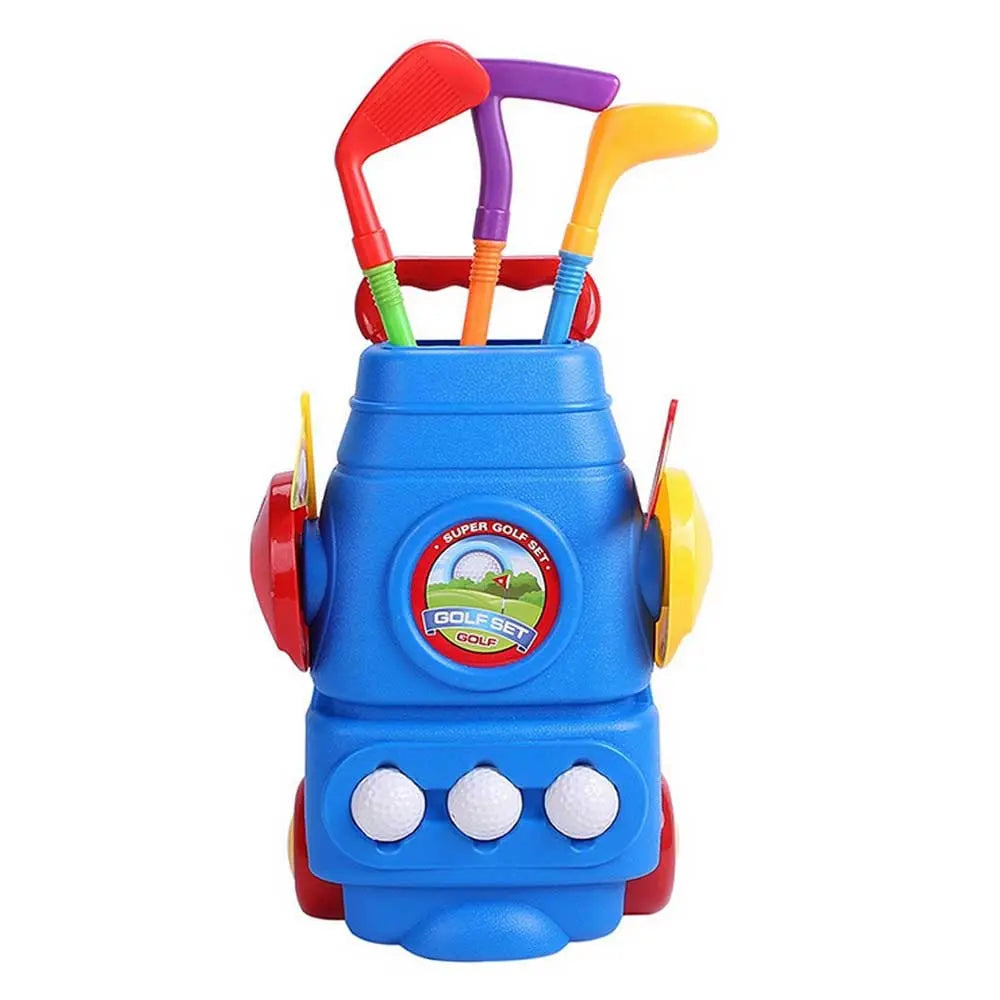 Deluxe Golf Set For Kids Comes With 3 Golf Clubs, 3 Balls, And 2 Practice Holes G8Central