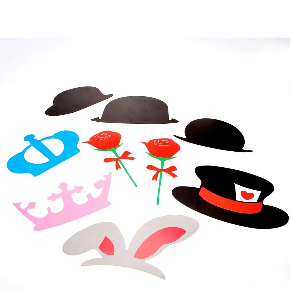 Graduation Photo Booth Props | Set of 66 pieces