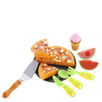 Pizza, Watermelon, and Ice Cream Cutting Food Playset G8Central