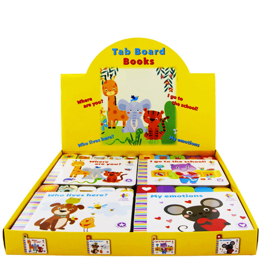 Learn & Play Board Book I | 6"x 6" | 4-Title.