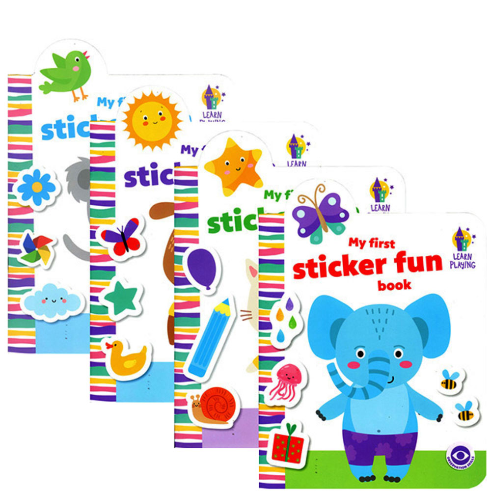 My First Sticker Fun Book 24 Pages | 4-Title.