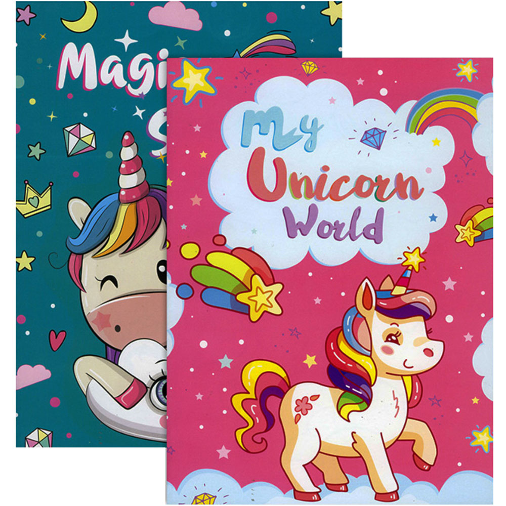 My Unicorn World Coloring Book | 80 Pages | 2-Title.