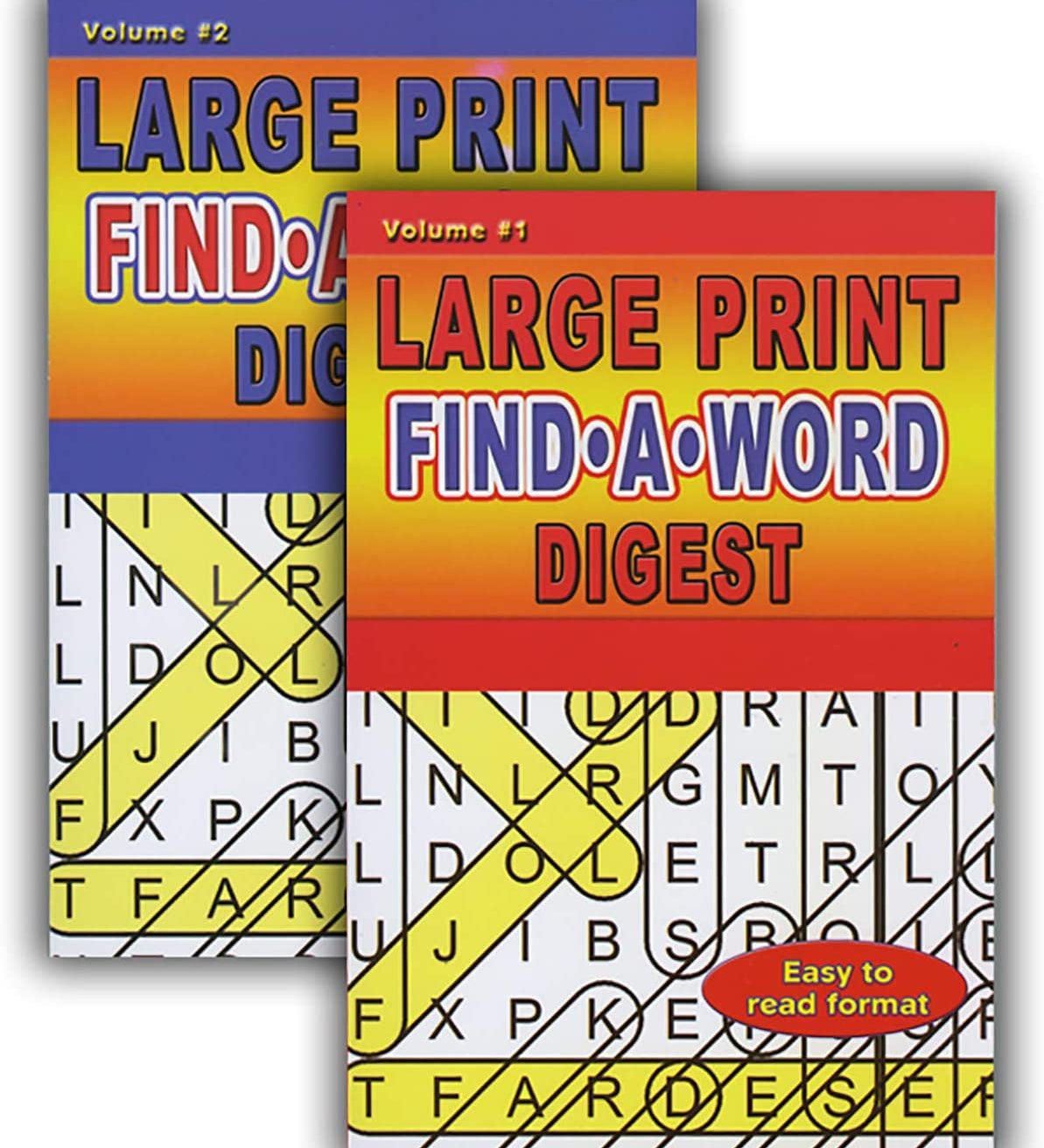 Large Print Find-A-Word Puzzles Book Digest Size.