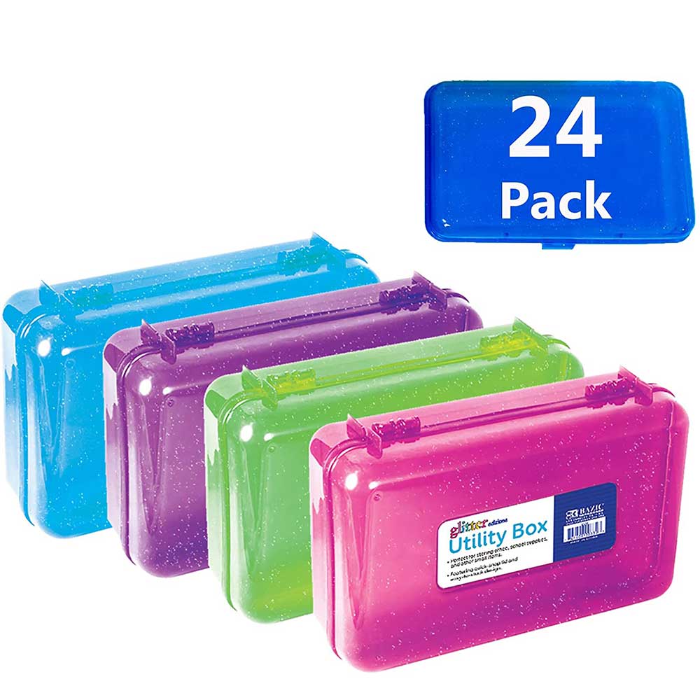 Multipurpose SIMPLE STORAGE Utility Box | 4 Bright Colors - g8central.com